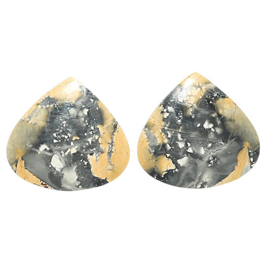 Natural Maligano Jasper 19.8x21.2x4 mm Heart Shape Polished Gemstone LS99-09518