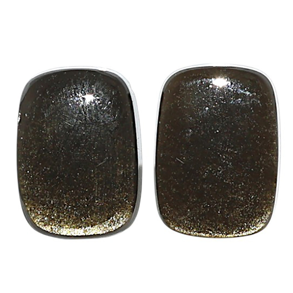 Natural Silver Obsidian 10.1x14x4.3 mm Cushion Shape Polished Gemstone LS99-09519