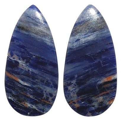 Natural Sodalite 12.8x26.4x4 mm Pear Shape Polished Gemstone LS99-09529