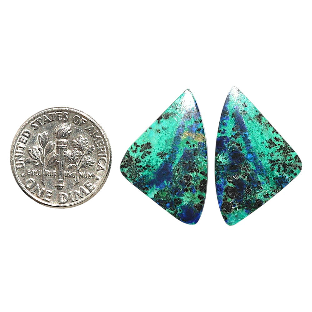 Natural Azurite 15.2x24x3.5 mm Fancy Shape Polished Gemstone LS99-09541