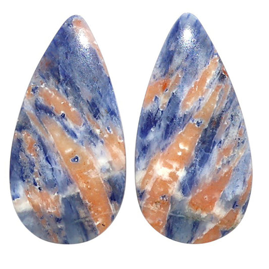 Natural Sodalite 13.5x26.2x3.7 mm Pear Shape Polished Gemstone LS99-09542