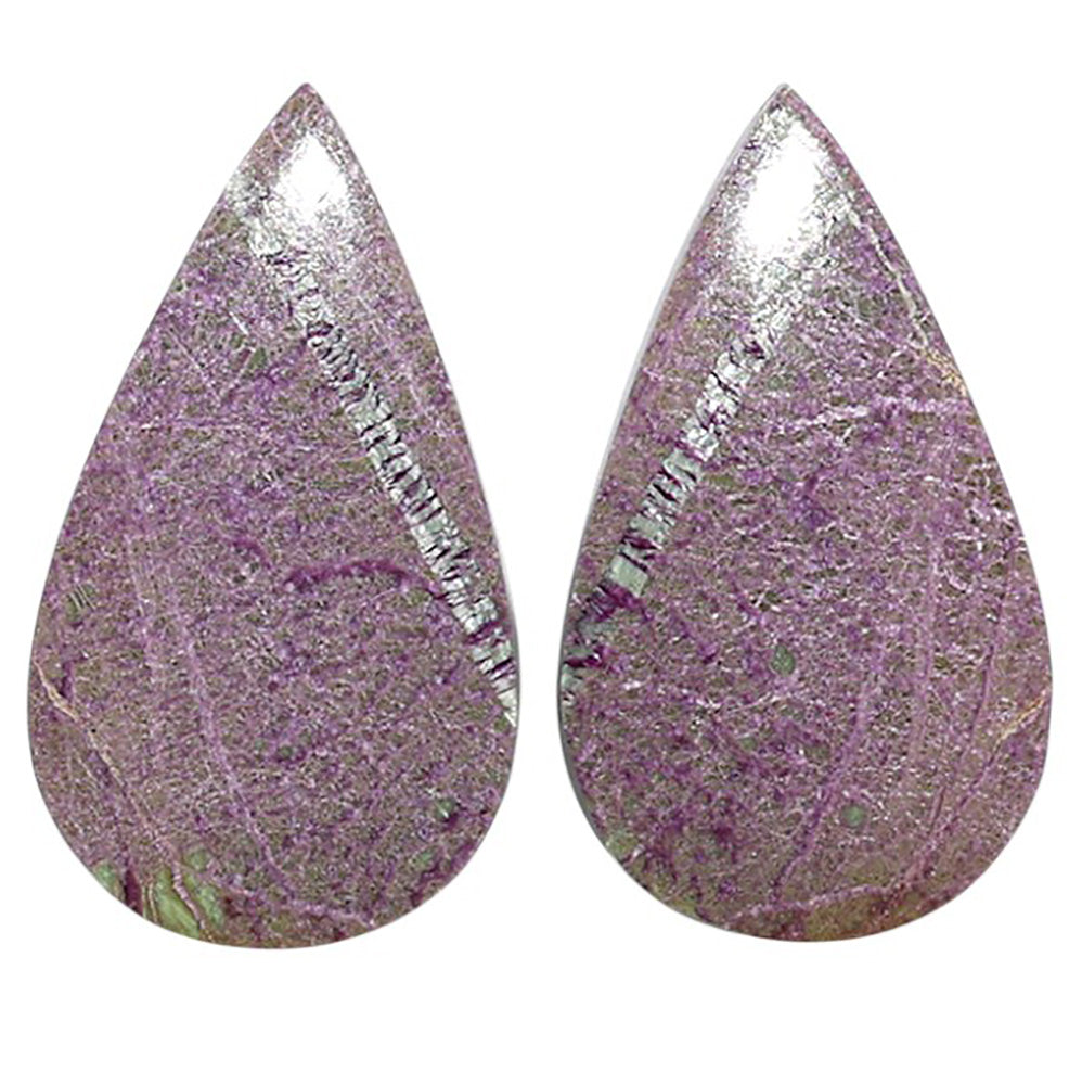 Natural Purpurite 15.1x26.3x4 mm Pear Shape Polished Gemstone LS99-09549