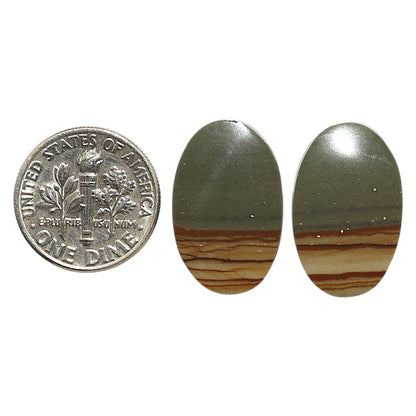 Natural Polygram Jasper 13.5x21.4x3.5 mm Oval Shape Polished Gemstone LS99-09558