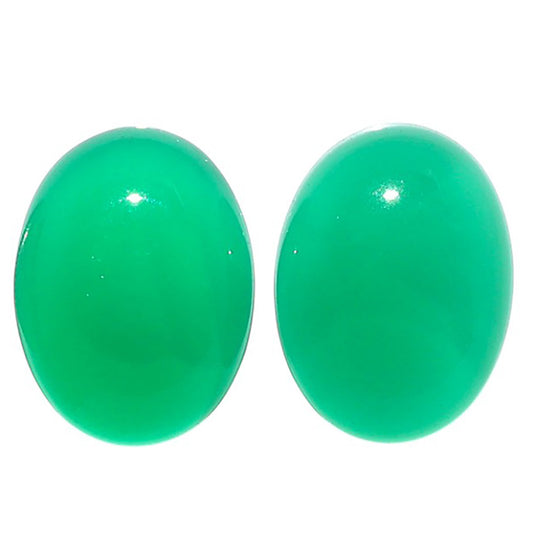 Natural Green Aventurine 14.8x19.6x6.3 mm Oval Shape Polished Gemstone LS99-09566
