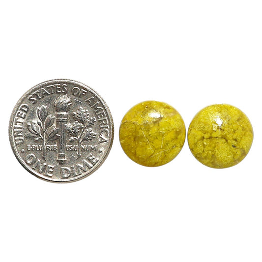 Natural Serpentine 11.2x11.2x4 mm Round Shape Polished Gemstone LS99-09594