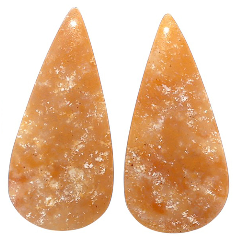Natural Red Moss Agate 13.1x27.75x4.3 mm Pear Shape Polished Gemstone LS99-09612