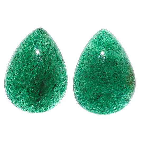 Natural Green Aventurine 11.6x16x4 mm Pear Shape Polished Gemstone LS99-09620