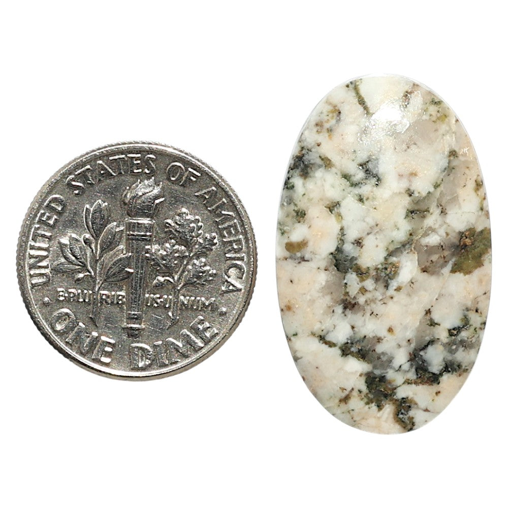 Natural Tree Weed Moss Agate 16x26.6x4 mm Oval Shape Polished Gemstone LS99-09630