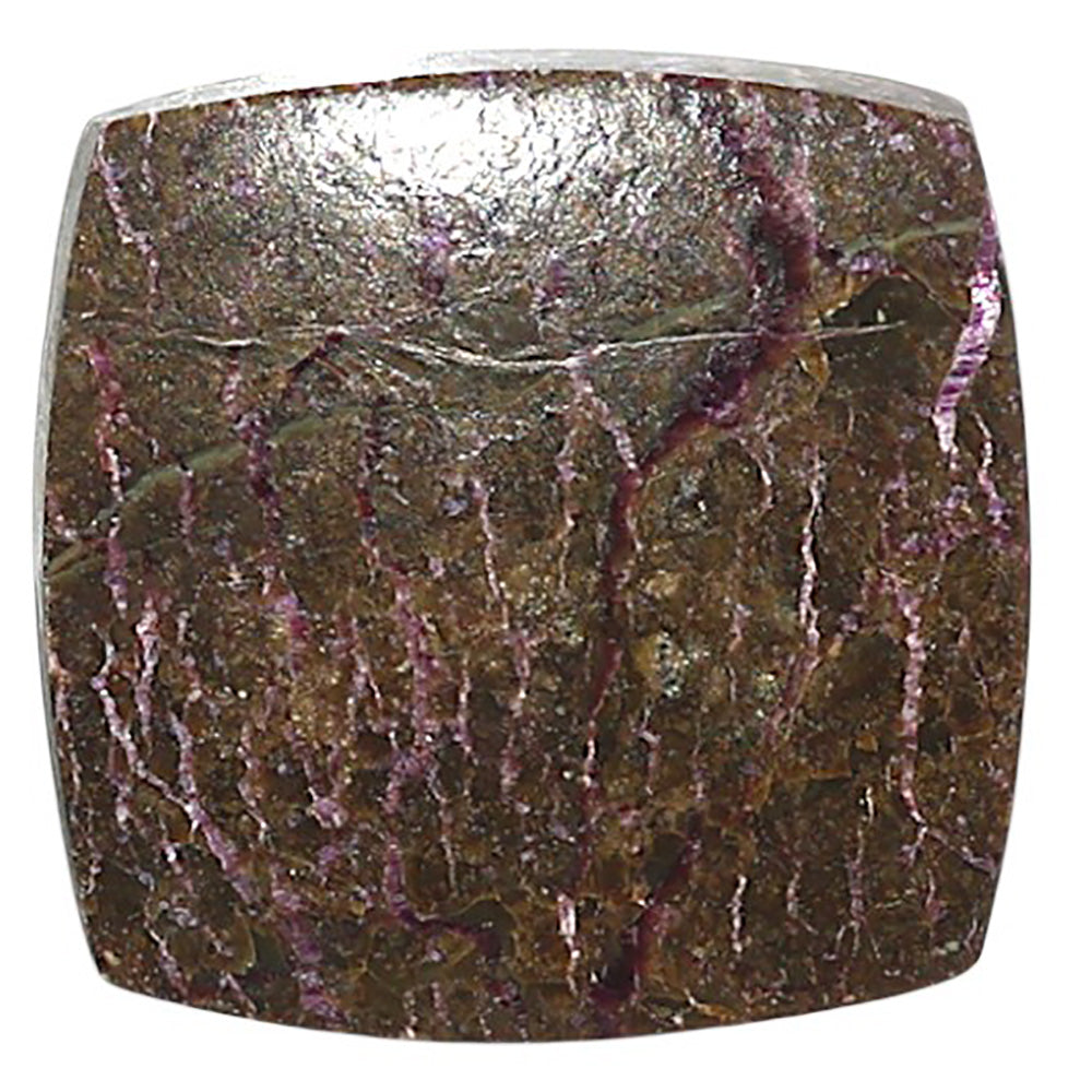 Natural Purpurite 20.5x20.8x4 mm Cushion Shape Polished Gemstone LS99-09642