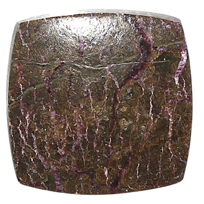 Natural Purpurite 20.5x20.8x4 mm Cushion Shape Polished Gemstone LS99-09642