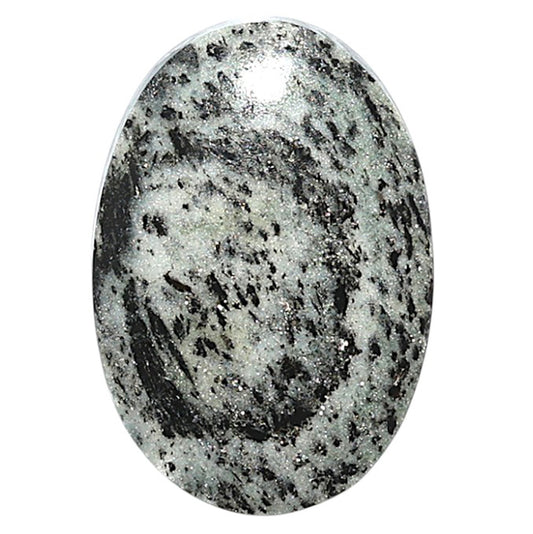Natural Hornblende 16.8x24.4x4.5 mm Oval Shape Polished Gemstone LS99-09657