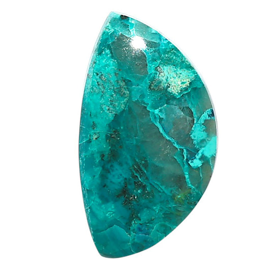 Natural Azurite Chrysocolla 14x24.9x5 mm Fancy Shape Polished Gemstone LS99-09664