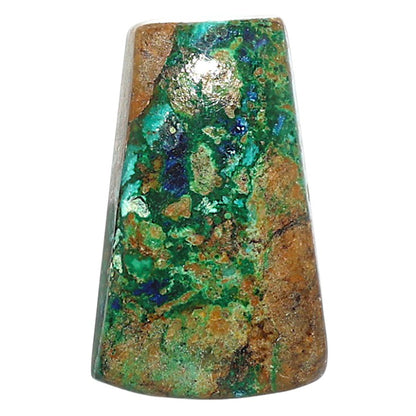 Natural Azurite In Malachite 15.5x25x6 mm Fancy Shape Polished Gemstone LS99-09666