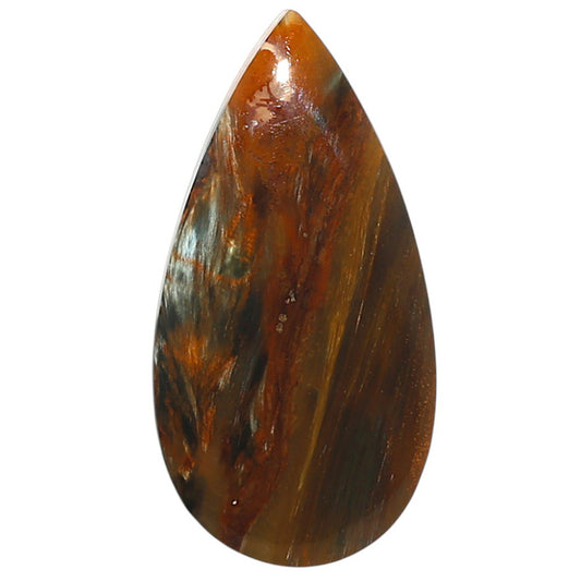 Natural Pietersite 16.3x32x4.8 mm Pear Shape Polished Gemstone LS99-09673