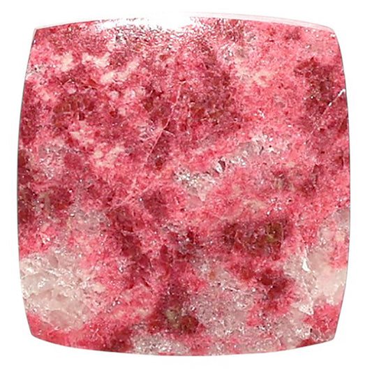 Natural Pink Thulite 18.4x18.8x4 mm Cushion Shape Polished Gemstone LS99-09682