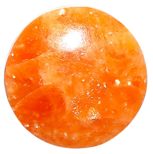 Natural Orange Aventurine 22.5x22.5x6.5 mm Round Shape Polished Gemstone LS99-09690