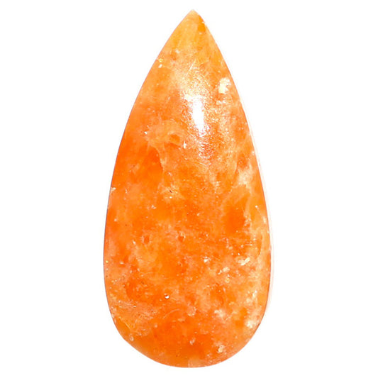 Natural Orange Aventurine 15.9x33.6x6 mm Pear Shape Polished Gemstone LS99-09695