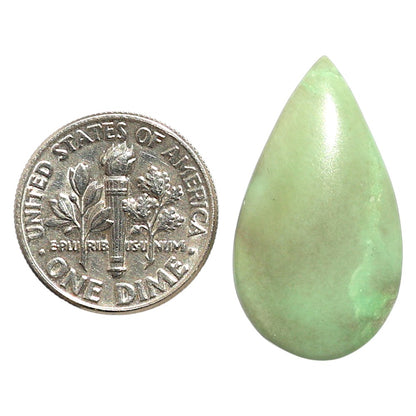 Natural Utah Variscite 15x26.7x4 mm Pear Shape Polished Gemstone LS99-09707