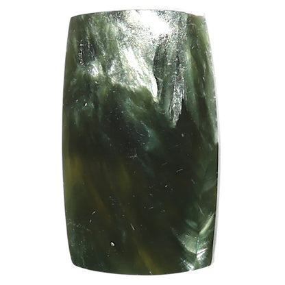 Natural Russian Seraphinite 14.5x24.3x4.2 mm Cushion Shape Polished Gemstone LS99-09715