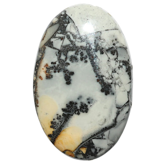 Natural Maligano Jasper 20.4x32x4.8 mm Oval Shape Polished Gemstone LS99-09732