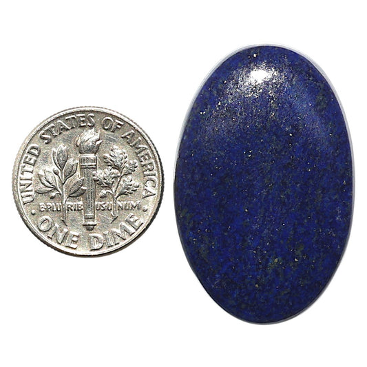 Natural Lapis Lazuli 21x32.8x5 mm Oval Shape Polished Gemstone LS99-09744