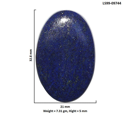 Natural Lapis Lazuli 21x32.8x5 mm Oval Shape Polished Gemstone LS99-09744