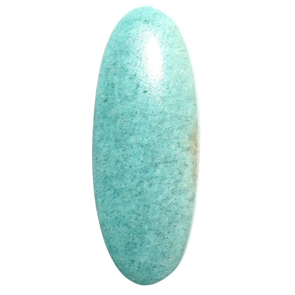 Natural Blue Aventurine 13.9x36x5 mm Oval Shape Polished Gemstone LS99-09749