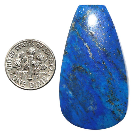 Natural Lapis Lazuli 24x43.2x6 mm Fancy Shape Polished Gemstone LS99-09758