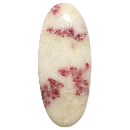 Natural Cinnabar 14x32.2x5 mm Oval Shape Polished Gemstone LS99-09763