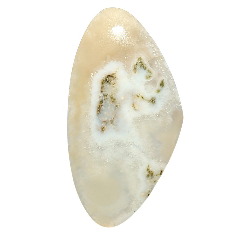 Natural Horse Canyon Moss Agate 26.15x49.8x5 mm Fancy Shape Polished Gemstone LS99-09772