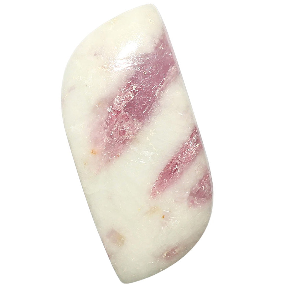 Natural Pink Tourmaline in Quartz 18.2x39.75x6 mm Fancy Shape Polished Gemstone LS99-09781