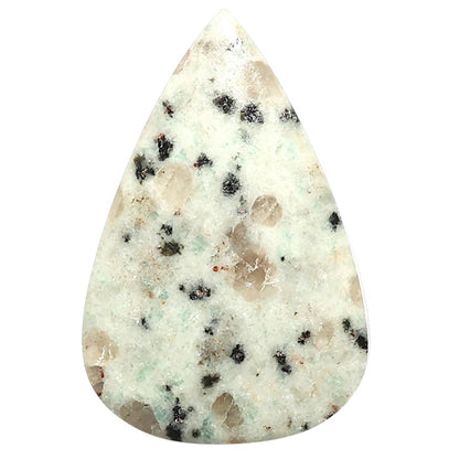 Natural Sesame Jasper 24.1x36.5x4.5 mm Pear Shape Polished Gemstone LS99-09794