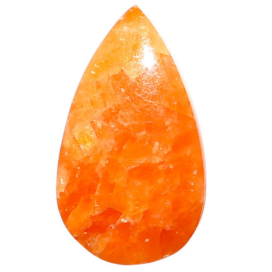Natural Orange Aventurine 17.2x29.8x6 mm Pear Shape Polished Gemstone LS99-09796