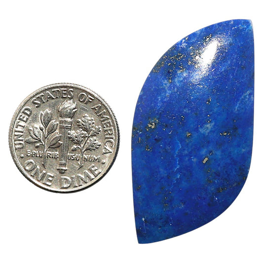 Natural Lapis Lazuli 19.5x39.8x5.5 mm Fancy Shape Polished Gemstone LS99-09804