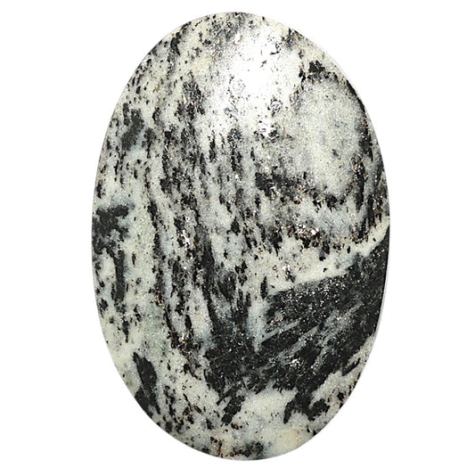 Natural Hornblende 24.1x36.2x5 mm Oval Shape Polished Gemstone LS99-09823