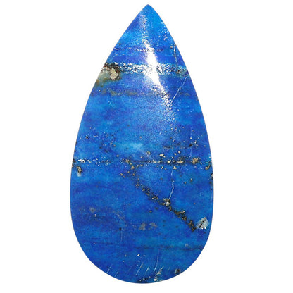 Natural Lapis Lazuli 21.55x41.65x6 mm Pear Shape Polished Gemstone LS99-09833