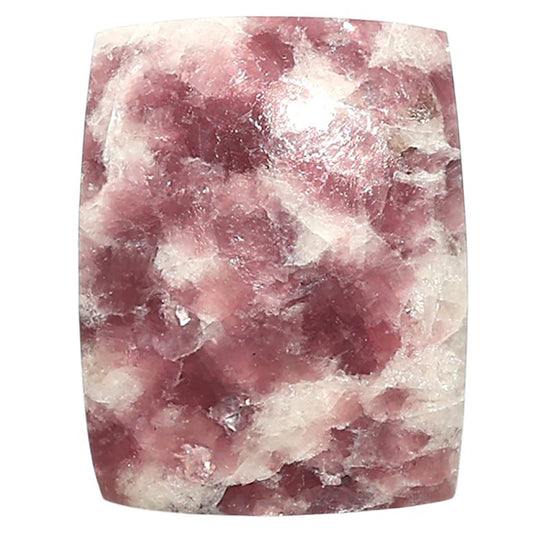 Natural Pink Tourmaline in Quartz 19x24.5x6.3 mm Baguette Shape Polished Gemstone LS99-09836