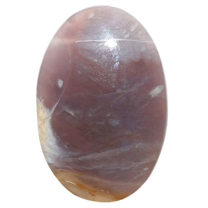 Natural Amethyst Sage Agate 26.4x39.75x5.7 mm Oval Shape Polished Gemstone LS99-09844