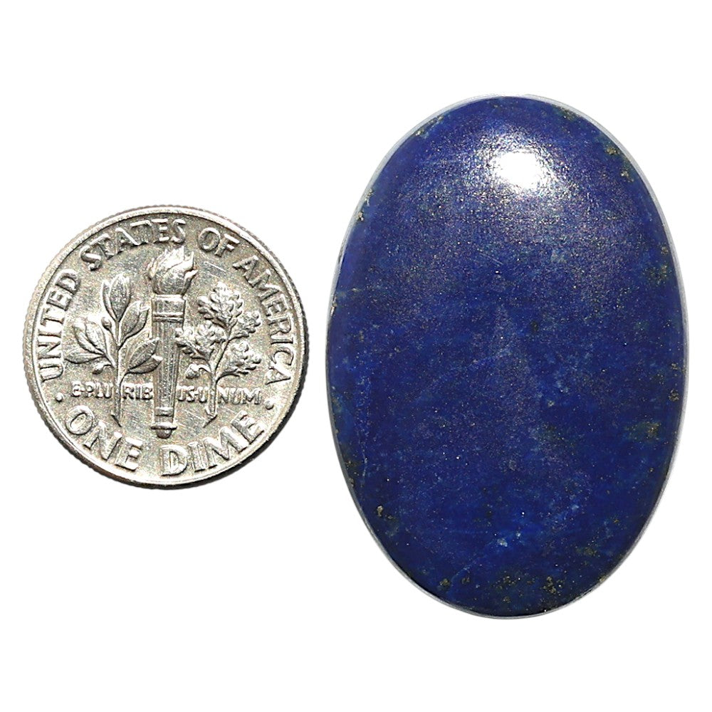 Natural Lapis Lazuli 22.55x32.6x4.5 mm Oval Shape Polished Gemstone LS99-09858