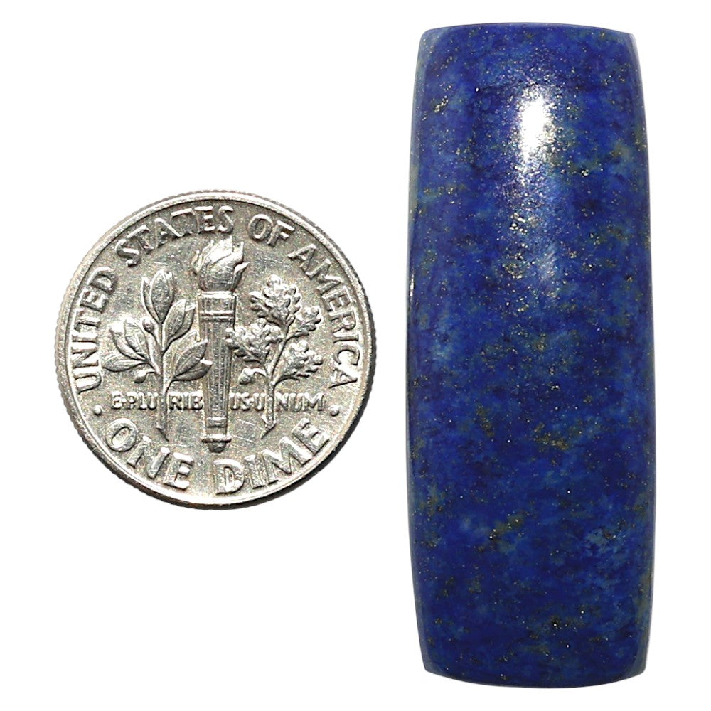 Natural Lapis Lazuli 14x36.65x6 mm Baguette Shape Polished Gemstone LS99-09861