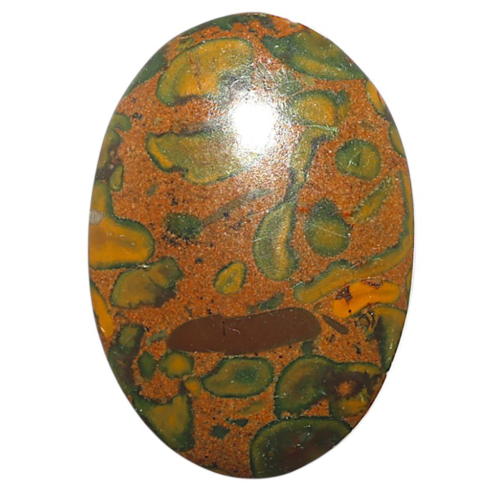 Natural Bamboo Jasper 22.5x32x7 mm Oval Shape Polished Gemstone LS99-09870