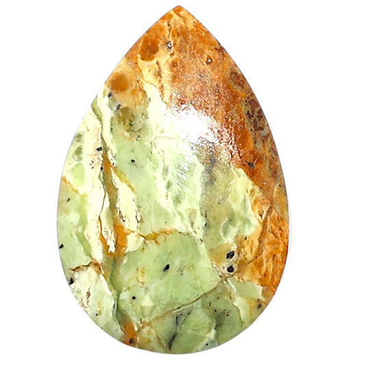 Natural Serpentine 15.1x22.5x5 mm Pear Shape Polished Gemstone LS99-09872