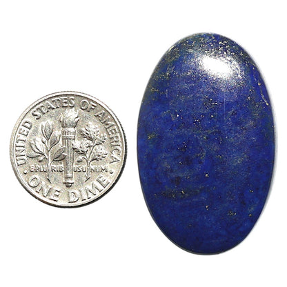 Natural Lapis Lazuli 21.3x33.6x4.7 mm Oval Shape Polished Gemstone LS99-09881