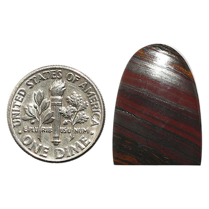 Natural Iron Tiger Eye 16.1x22x3.8 mm Fancy Shape Polished Gemstone LS99-09899