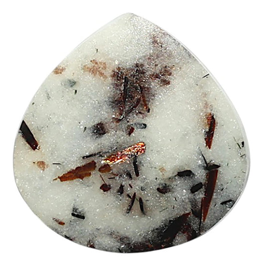Natural Astrophyllite 19.5x20x3.3 mm Heart Shape Polished Gemstone LS99-09903
