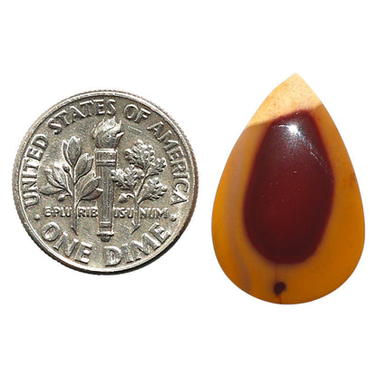 Natural Red Mookaite 14.5x22x6 mm Pear Shape Polished Gemstone LS99-09910