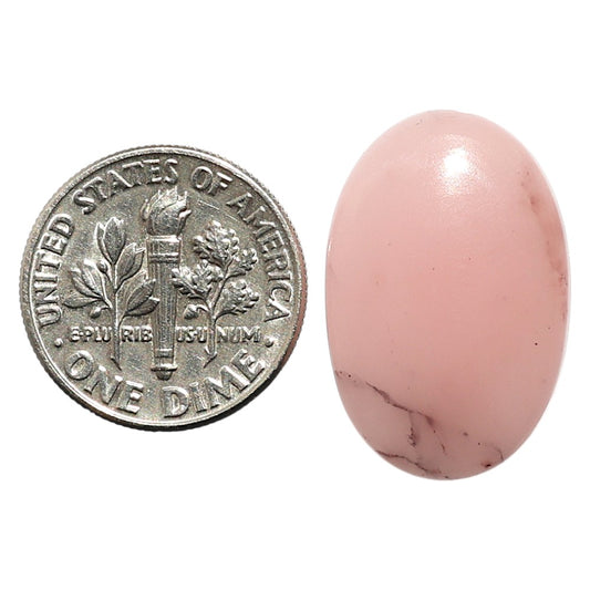 Natural Guava Quartz 15.2x22.8x5 mm Oval Shape Polished Gemstone LS99-09937