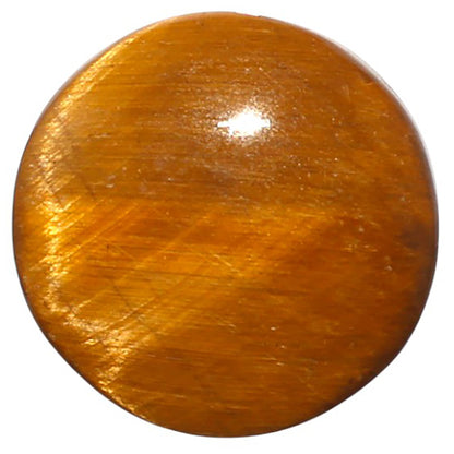 Natural Tiger Eye 22.8x22.8x6 mm Round Shape Polished Gemstone LS99-09972