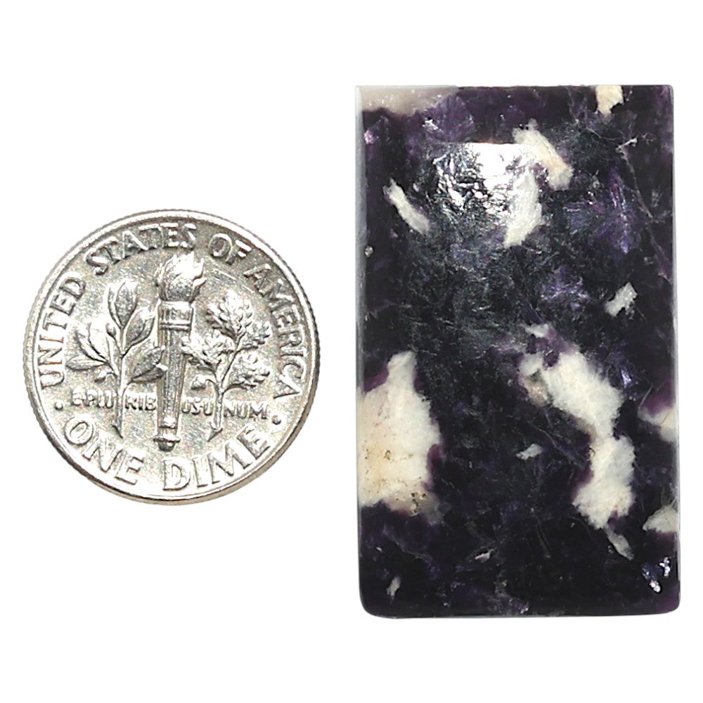 Natural Morado Jasper 19.2x32x5 mm Baguette Shape Polished Gemstone LS99-09996