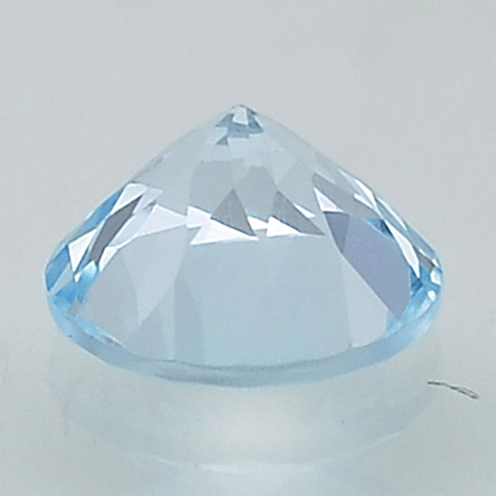 Natural Sky Blue Topaz Round Shape Standard Cut Loose Gemstone LSY1001